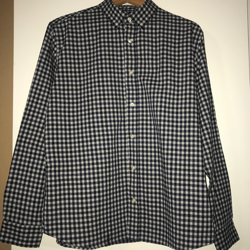SLATE & STONE Checkered Long Sleeve Slim Fit Shirt